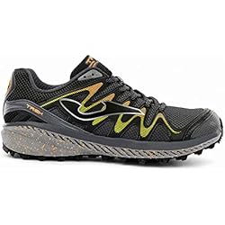 Joma Serie Trek, Zapatillas Hombre, Gris Amarillo, 43 EU