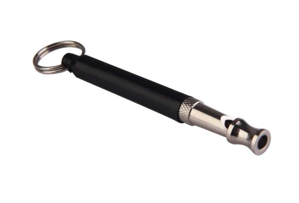 Sifflet supersonique pour chien bicolore avec fréquences ajustables haute portée