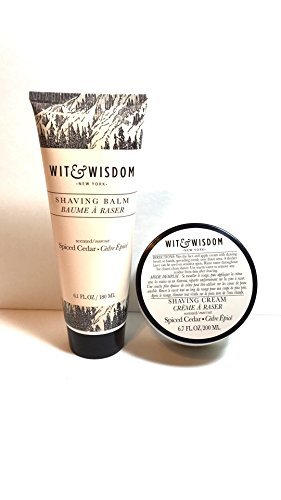 Wit and Wisdom New York Shaving Balm and Shaving Cream Set