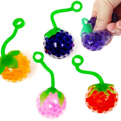 【 縁日 景品 玩具 セット 】 ちゅるちゅる フルーツ ヨーヨー 24個入 握る 癒し お祭り 夏祭り おもちゃ 夏祭り お祭り 問屋 詰め合わせ 大量 業務用 くじ くじ引き 【 Festival Plaza サンクスカード 】