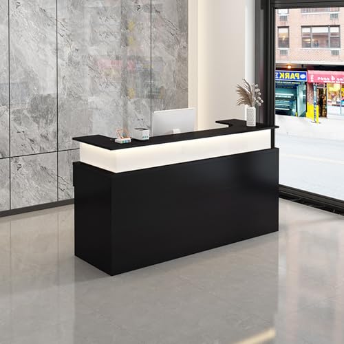 Moderno Recept Desk 99,8 x 49,8 cm Versatile Servizio Clienti Contatore Slish Office & Retail Recept Stat Ideale per Hospitali e Uso aziendale
