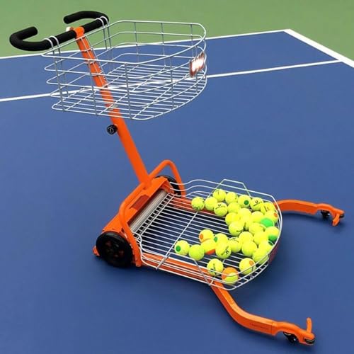 Carrello automatico per raccogliere palline da tennis – raccoglie e contiene fino a 290 palline per un uso efficiente sul campo da tennis