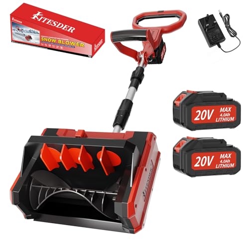 600W Akku-Schneefräse 20V-Bis 6m Schneewurf & 16cm Höhe-4000mAh Akku für Hof & Gehweg.cxj (WHS)