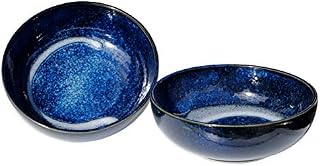 GOTO Japanese Blue Horizon bowls 15.3cm X2