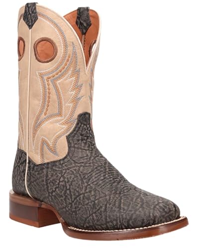 Dan Post Men's Elephant Print Western Boot Broad Square Toe - Dp5184