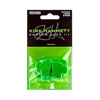 Jim Dunlop 47PKH3N Médiators Kirk Hammet Jazz III rouge heavy sachet de 6 - Les Beatles, Paul McCartney, John Lennon, RIngo Starr, George Harrison Jim Dunlop 47PKH3N Médiators Kirk Hammet Jazz III rouge heavy sachet de 6 – Image 4