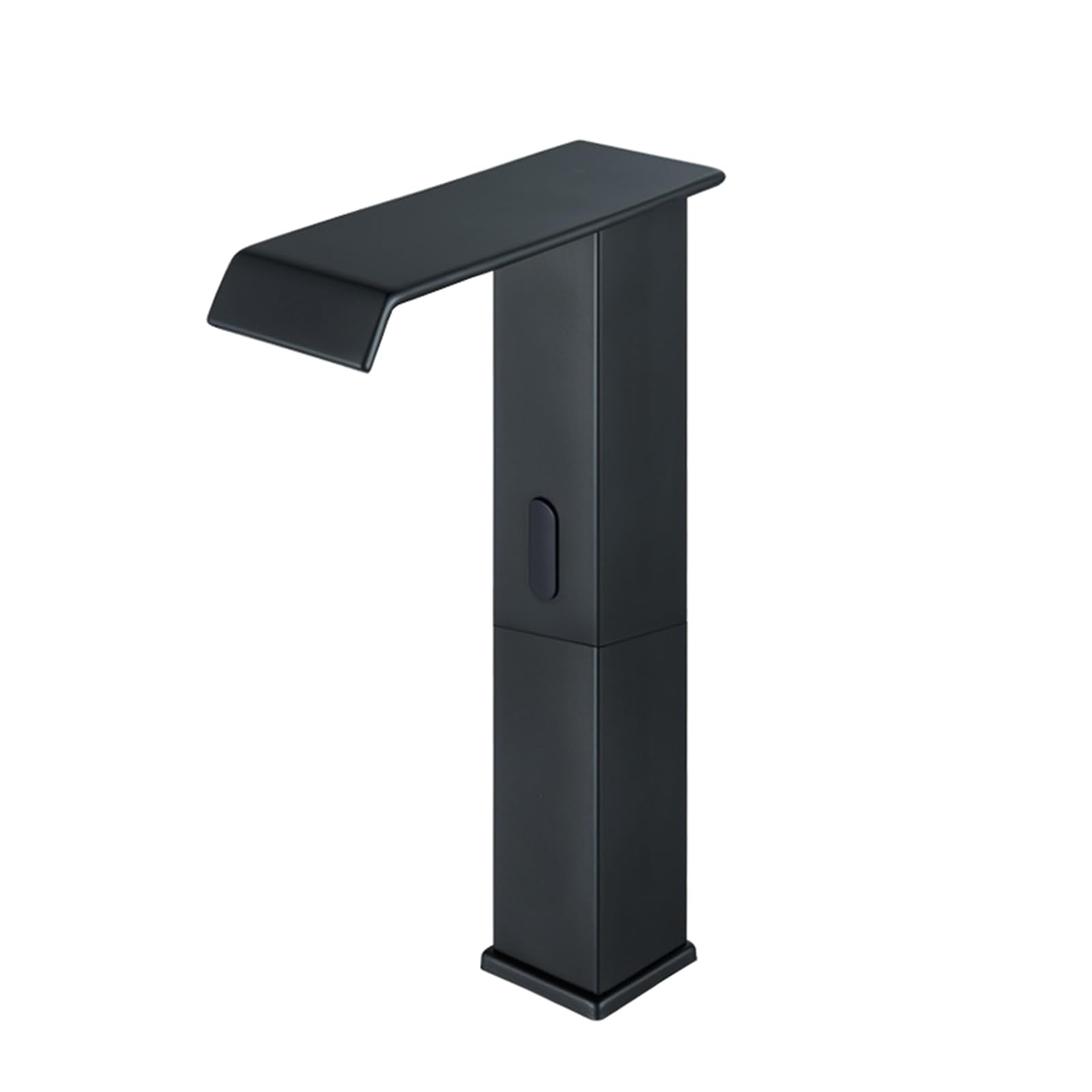 Robinet à capteur automatique noir mitigeur de lavabo infrarouge eau chaude froide sur batterie