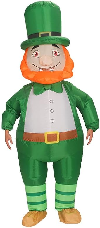 Inflatable Leprechaun Costume Adult Men Women