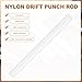 HARFINGTON 5 PCS Nylon Drift Punch Rod 15/64
