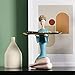 Artisanat d'ameublement Classical Girl Stockage Touche Résine Décoration Accueil Entrée Salon Salon Plateau de Fruits du Plateau de Fruits Sculpture de Salon (Color : Blue)