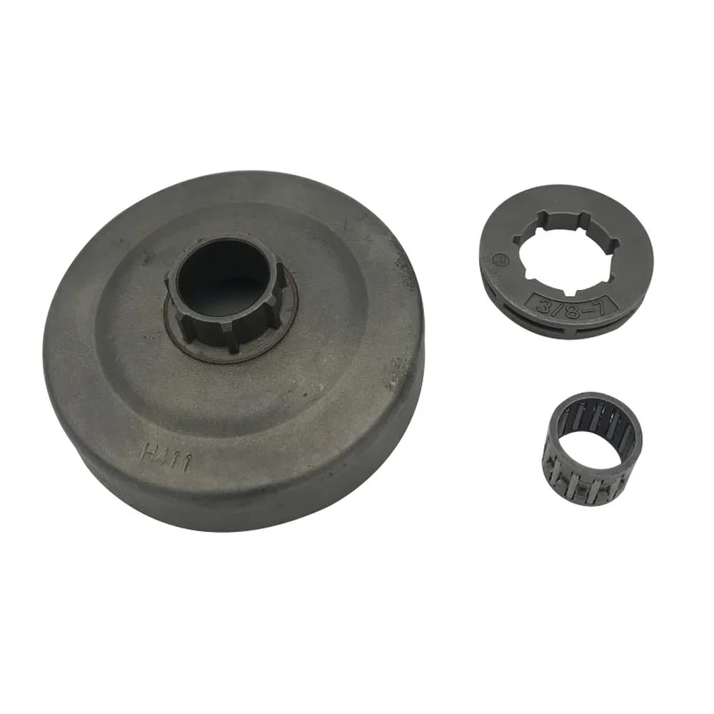 Kit de rodamiento de piñón de Tambor de Embrague de 3/8 de Pulgada Compatible con Modelos de Motosierra 55 51 50 254 154 55 más Piezas 503088702