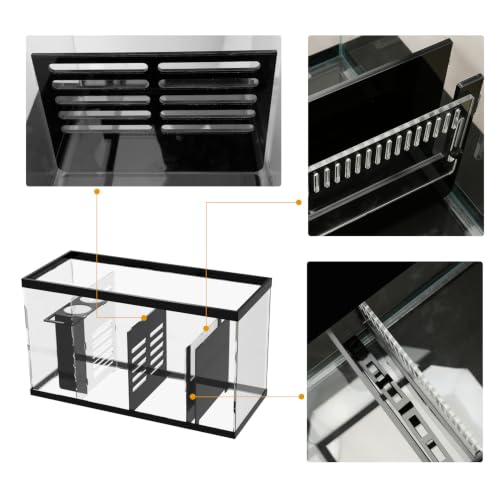 Image of Adjustable Sump Baffle Kit - Refugium Kit for 29 Gallon Tank - Reef Aquarium - Saltwater Aquarium Filter System- Protein Skimmer Sump (29 gal. Tank)