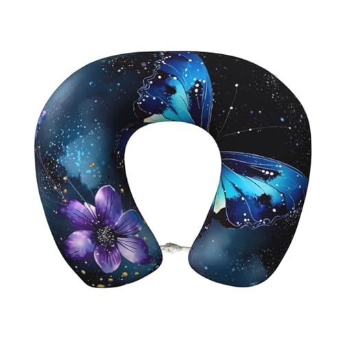 Almohada Espuma viscoelástica U para viaje cómoda miniatura 1