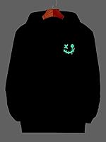 Vista 4 de GORGLITTER Sudadera con capucha para hombre con estampado de oso y manga larga con cordón