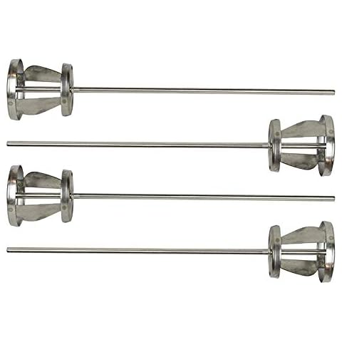 Jiffy Mixer CO. ES 3/8" Shaft 2-5 Gallon Stainless Steel Mixing Blade (4-Pack) Cover