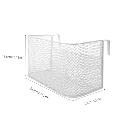 Panier suspendu en métal blanc 27 cm BESTYASH