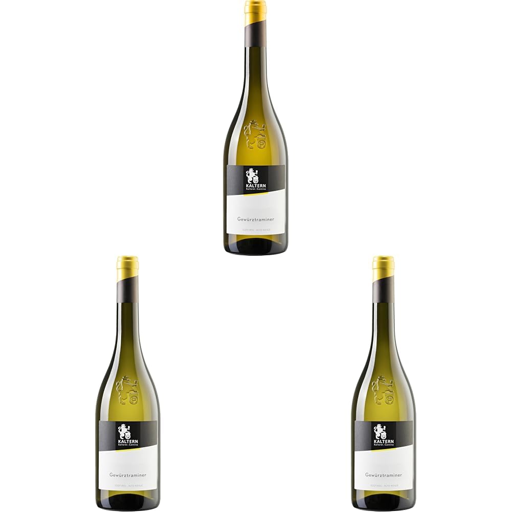 Kellerei Kaltern Gewürztraminer Südtirol trocken, 750ml (Packung mit 3)