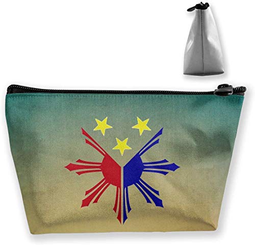 Preisvergleich Produktbild Kulturbeutel, Motiv: Philippinen, Sonne und Sterne, tragbar