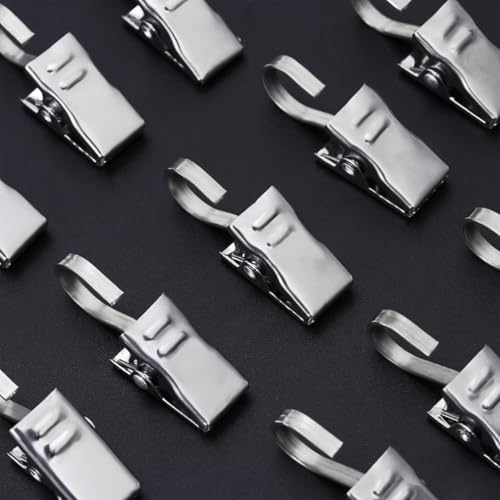Cortinas de acero inoxidable con gancho resistente para luces de fiesta 4