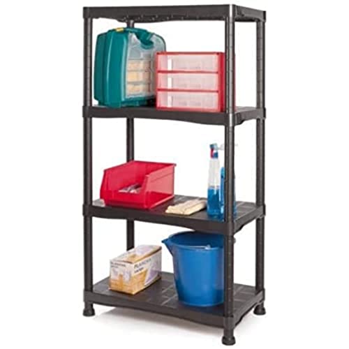 Tayg Estantería De Plástico 944, Negro, 900 X 400 X 1370 Mm Tayg Estantería De Plástico 944, Negro, 900 X 400 X 1370 Mm