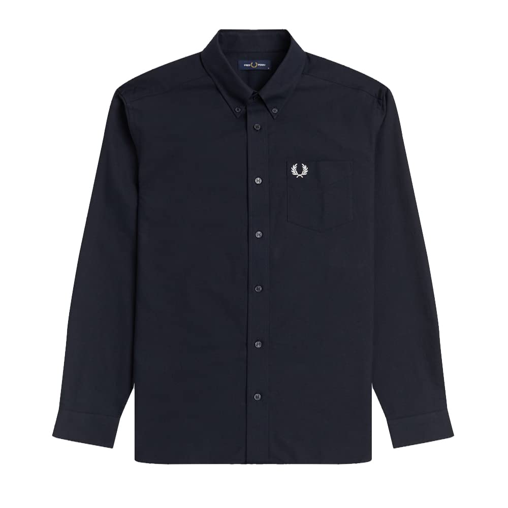 Chemise Oxford - Bleu marine | Chemises Pour Homme | Chemises Casual & Chemises Designer | Fred Perry FR