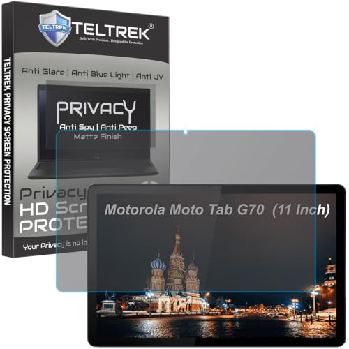 Image of Privacy Matte Anti Peep Screen Guard Compatible With Motorola Moto Tab G70 (11 inch Inch Tablet) Anti Spy Screenguard Not a Tempered Glass Screen Protector