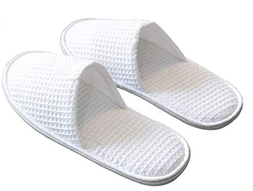 5 Pairs of 5-star Hotel Slippers Imperia Disposable Deluxe Closed OR Opened Toe Spa Slippers Washable and Foldable for Spa Party Guests and Travel Disposable