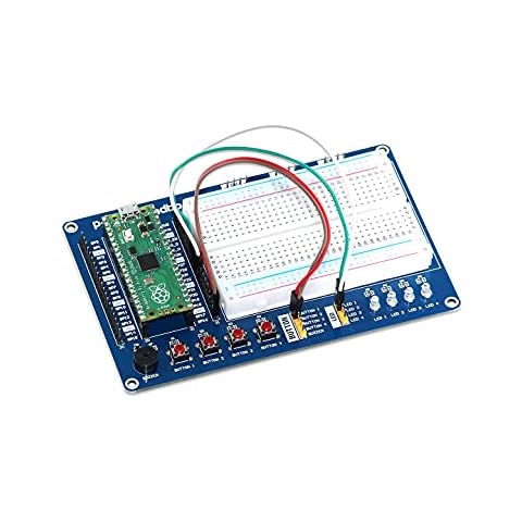 sb components Raspberry Pi Pico Board with Raspberry Pi Pico Breadboard Kit, Multi-purpose Raspberry Pi Pico Breadboard Kit Cover