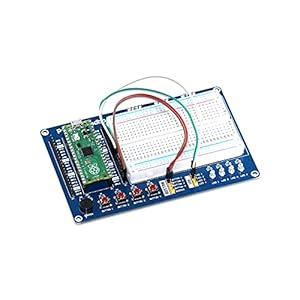 sb components Raspberry Pi Pico Board with Raspberry Pi Pico Breadboard Kit, Multi-purpose Raspberry Pi Pico Breadboard…
