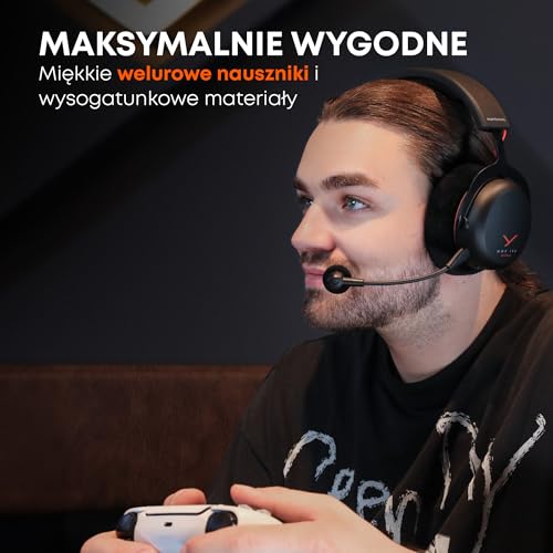 beyerdynamic MMX 150 Wireless – Bezprzewodowy zestaw słuchawkowy do gier z aplikacją do personalizacji dźwięku, welurowymi nausznikami i 50-godzinnym czasem pracy baterii w kolorze Arctic White