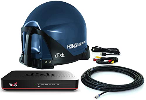 King Vq4550 Tailgater Bundle - Portable Satellite Tv Antenna And Dish Wally Hd Receiver #TOP2