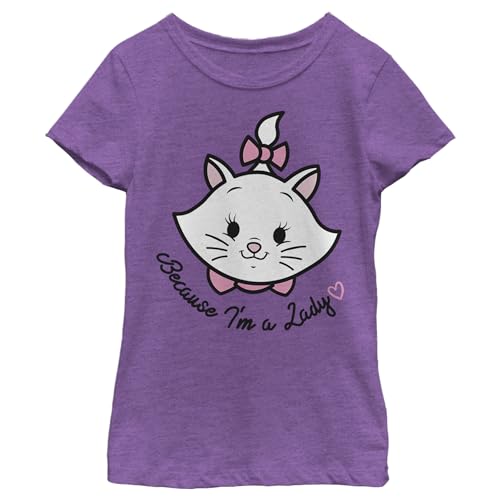 Image of Disney Girl's Aristocats Marie Portrait I'm a Lady T-Shirt