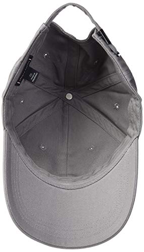 Tommy Hilfiger Boné de beisebol masculino clássico, Cinza estanho, tamanho nico