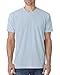 Next Level Premium Fit Extreme Soft Rib Knit Jersey T-Shirt, Light Blue, Medium