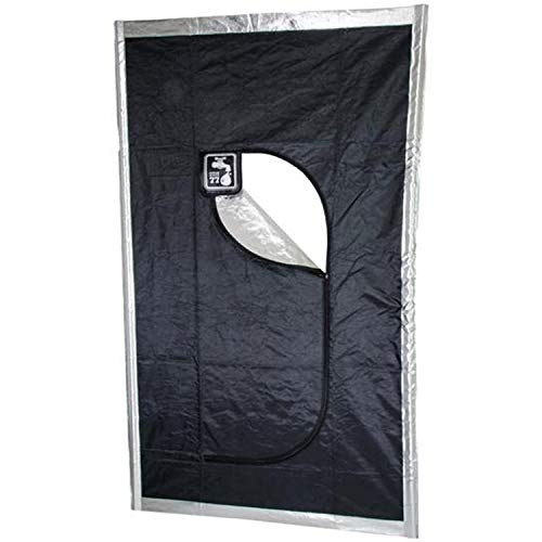 Black Hatch Zipper Door 57 1/2" w x 96”h by Hydrofarm - Image 3