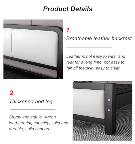 Estrutura De Cama Queen De Metal, Estrutura De Cama De Plataforma Moderna Queen Size, Estrutura De C