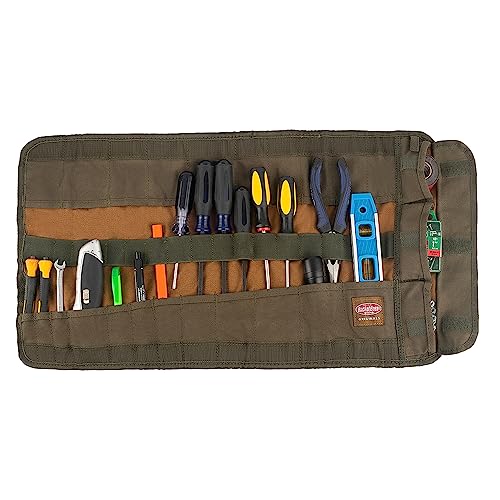 Bucket Boss - Tool Roll, Tool Bags - Original Series (70004) , Brown | Tool Rolls, Tool Organizers, Canvas, Hand Tool Storage, Bucket Boss Original Series 70004 Tool Roll Bag, 26 in W, 0.2 in D - image 3