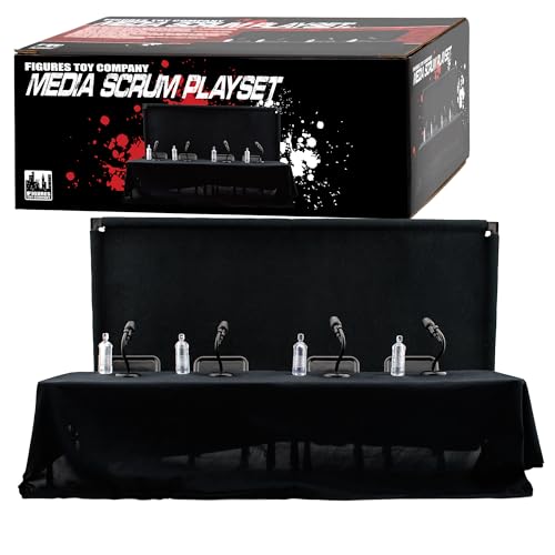 Media Scrum Accessory Set for Wrestling Figures
