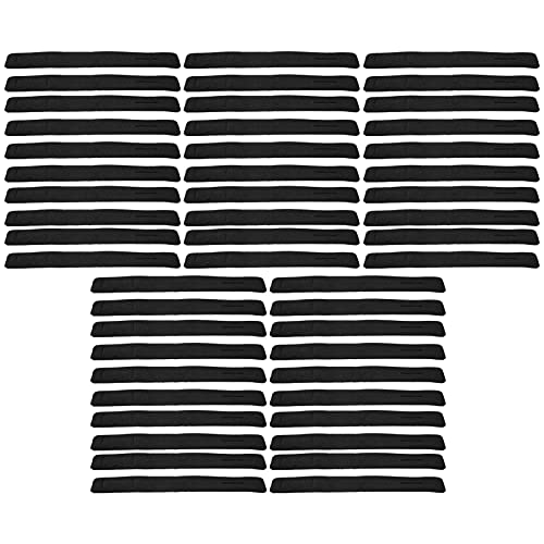 Xcello 50pcs Fishing Rods Belt Stretchy Straps Fishing Tackle Ties Cable Bait Casting Rod Holders Durable Nylon (Black)