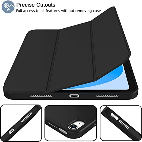 Image of ProElite Smart Case for iPad (A16) 11th /10th Generation (2025 /2022) [Auto Sleep /Wake Cover] [Left Side Pencil Holder] [Soft Flexible Case] Recoil Series - Light Blue