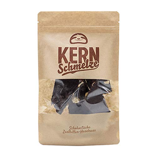 KERNschmelze Schokoladen-Tafeln - Manufaktur Bruchschokolade 700g - Belgische Zartbitter-Schokolade mit Haselnuss… – Bild 2