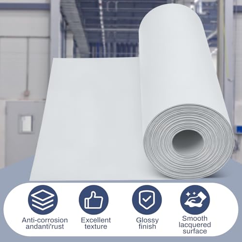 Image of Yaocom White Aluminum Flashing Roll 16inch x 50ft