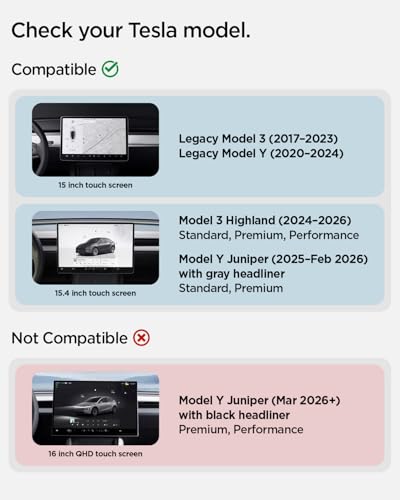 Image of Spigen TapLock Adhesive-Free Screen Mount Designed for Tesla Model Y | For Model Y /3 /S /X /Juniper /Cybertruck - Compatible with iPhone, Samsung, and More
