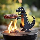 iron funny hot dog hollers roller per hot dog per picnics backyard grilling (dinosaur) (stile 2)