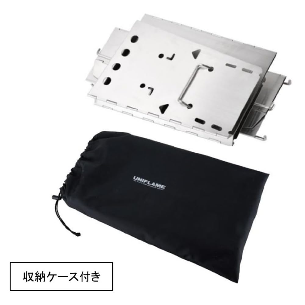 Amazon | ユニフレーム 薪グリル II ＆ 薪グリル ブリッジ セット