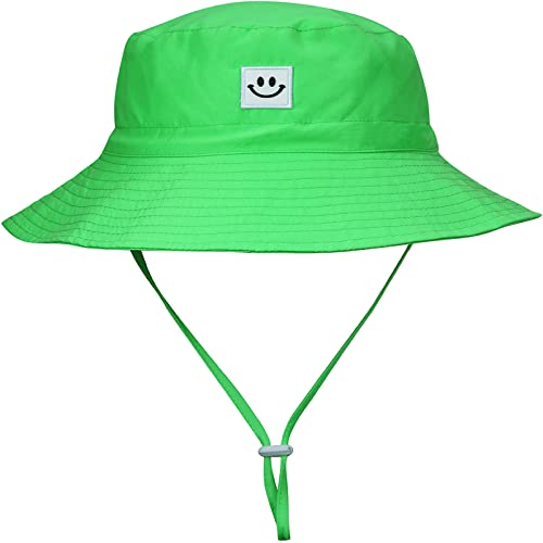 Image of MaxNova Baby Sun Hat Smile Face UPF 50+ Toddler Bucket Hat for Boys Girls 0-7 Years