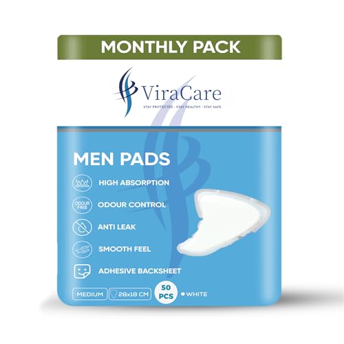Incontinence Pads for Men, 26x18 cm, 2x25 Pack