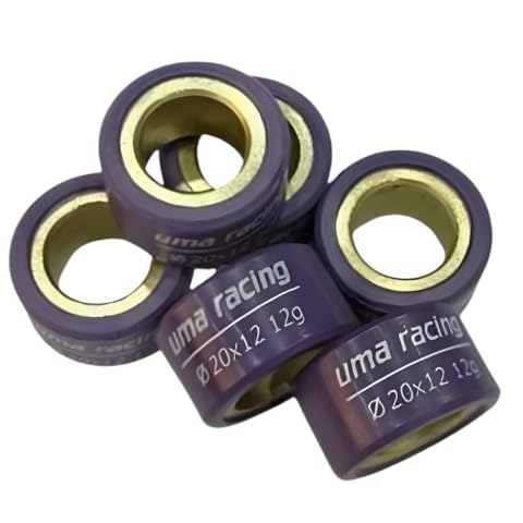 MPD-UMA Racing 02PR0619 CVT Pulley Roller Weights 20 * 12-12g Set of 6 usable Compatible for AEROX 155. MOTO PLANET-image-19