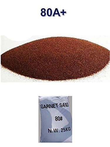 Combiné Sableuse Aérogommeuse Aspirateur mobile 106L intérieur/extérieur + Sac 25kgs d'Abrasif Garnet Mesh 80A+