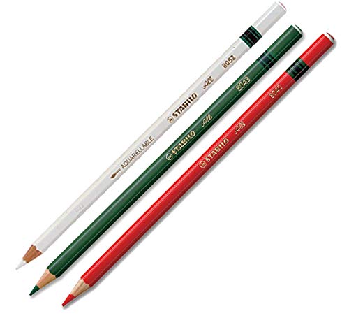 VASERINK3x Stabilo-All Lápices - Negro, Rojo o Blanco miniatura 1